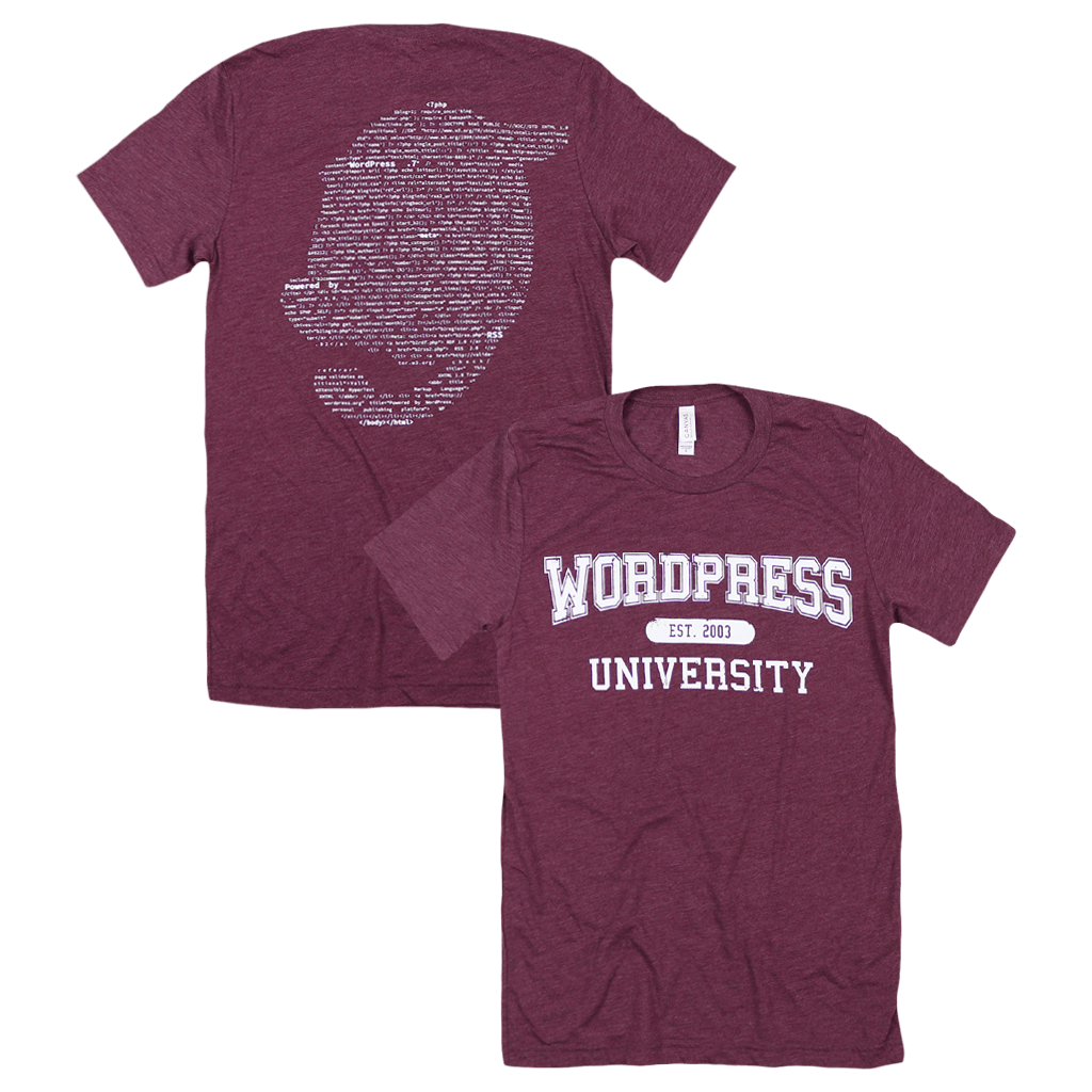 wordpress u t shirt
