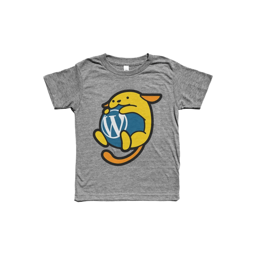 Wapuu Grey Kids T-Shirt
