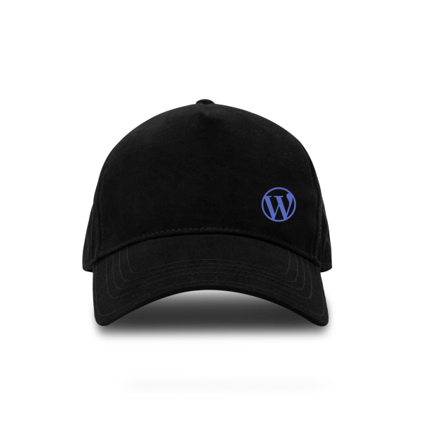 WordPress Blue Logo Hat