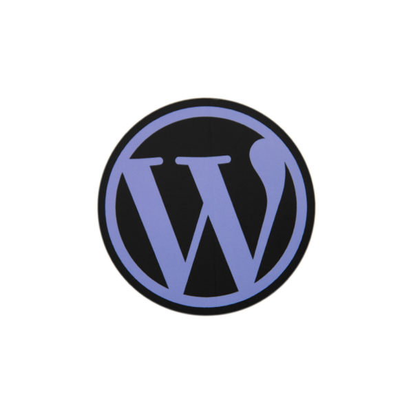 WordPress Blue Logo Sticker