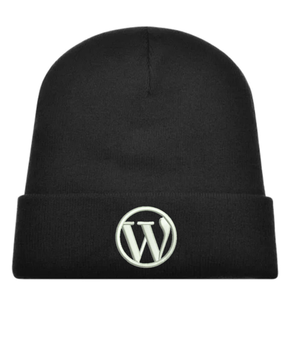 Black WordPress Beanie