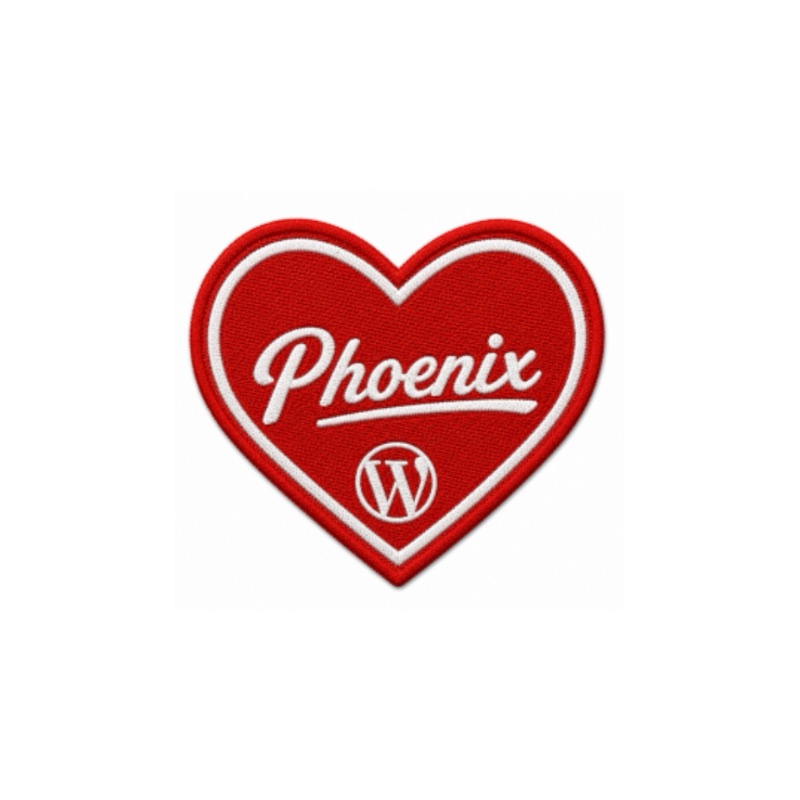 WordPress Phoenix Iron-on Patch - Image 1