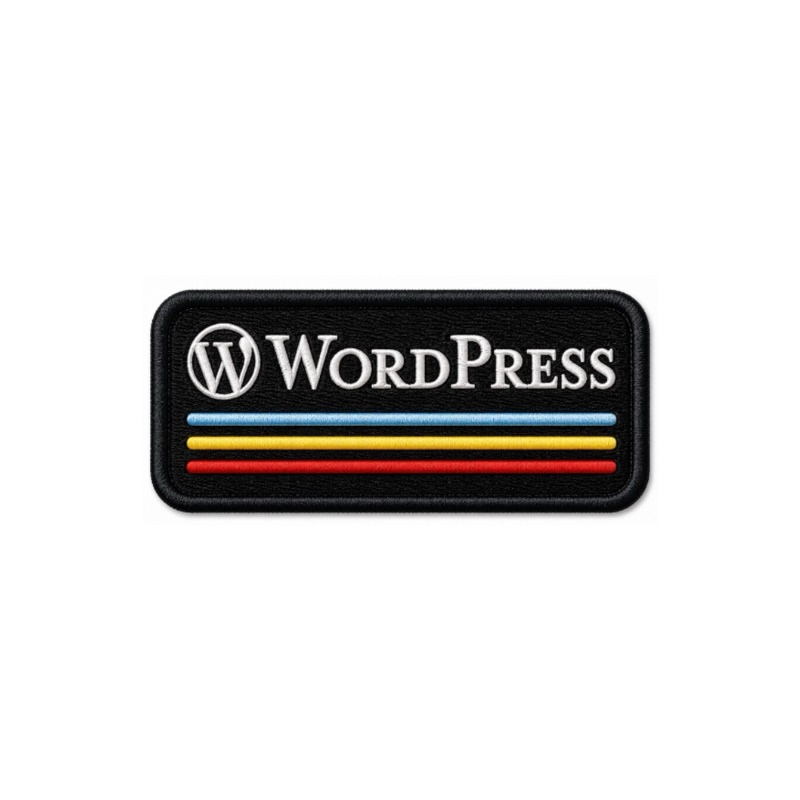 WordPress Iron-on Patch - Image 1